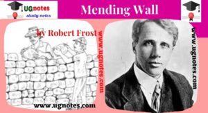 what is the major metaphor in mending wall, mending wall theme, mending wall summary, mending wall,