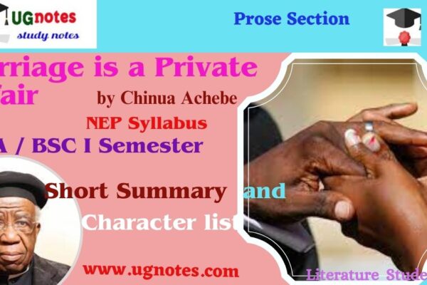 Marriage is a Private Affair by Chinua Achebe, Chinua achebe woks, short story,