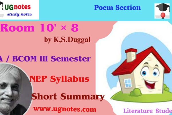 A Room 10' × 8 by K,S.Duggal, a room 10*8 summary