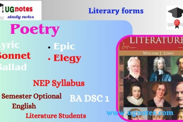 Elegy, epic, ballad, sonnet,lyric, poetry, romantic period,
